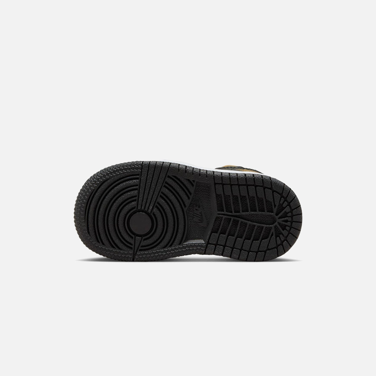 Jordan Air Jordan Toddler 1 Mid - Black / Metallic Gold / White