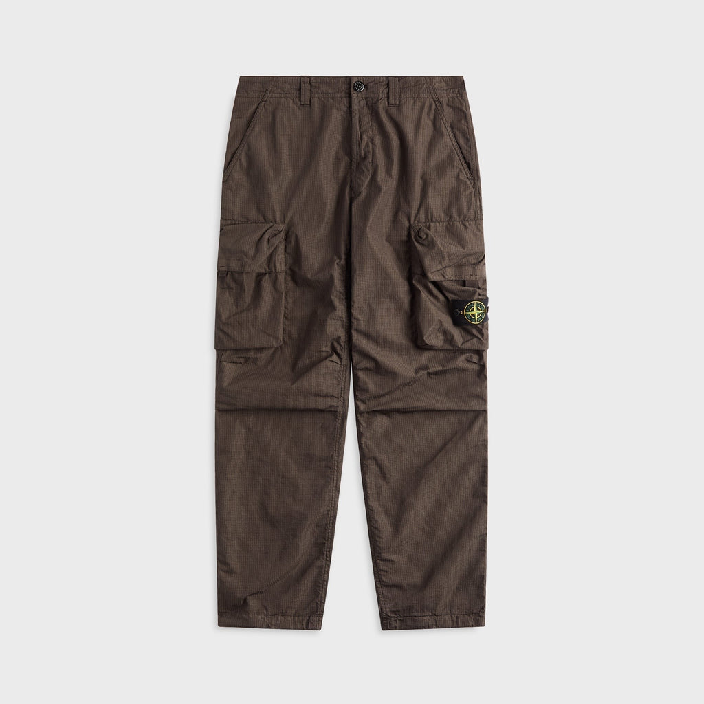 Stone Island Cotton Nylon Micro Ripstop Cargo Pant - Charcoal