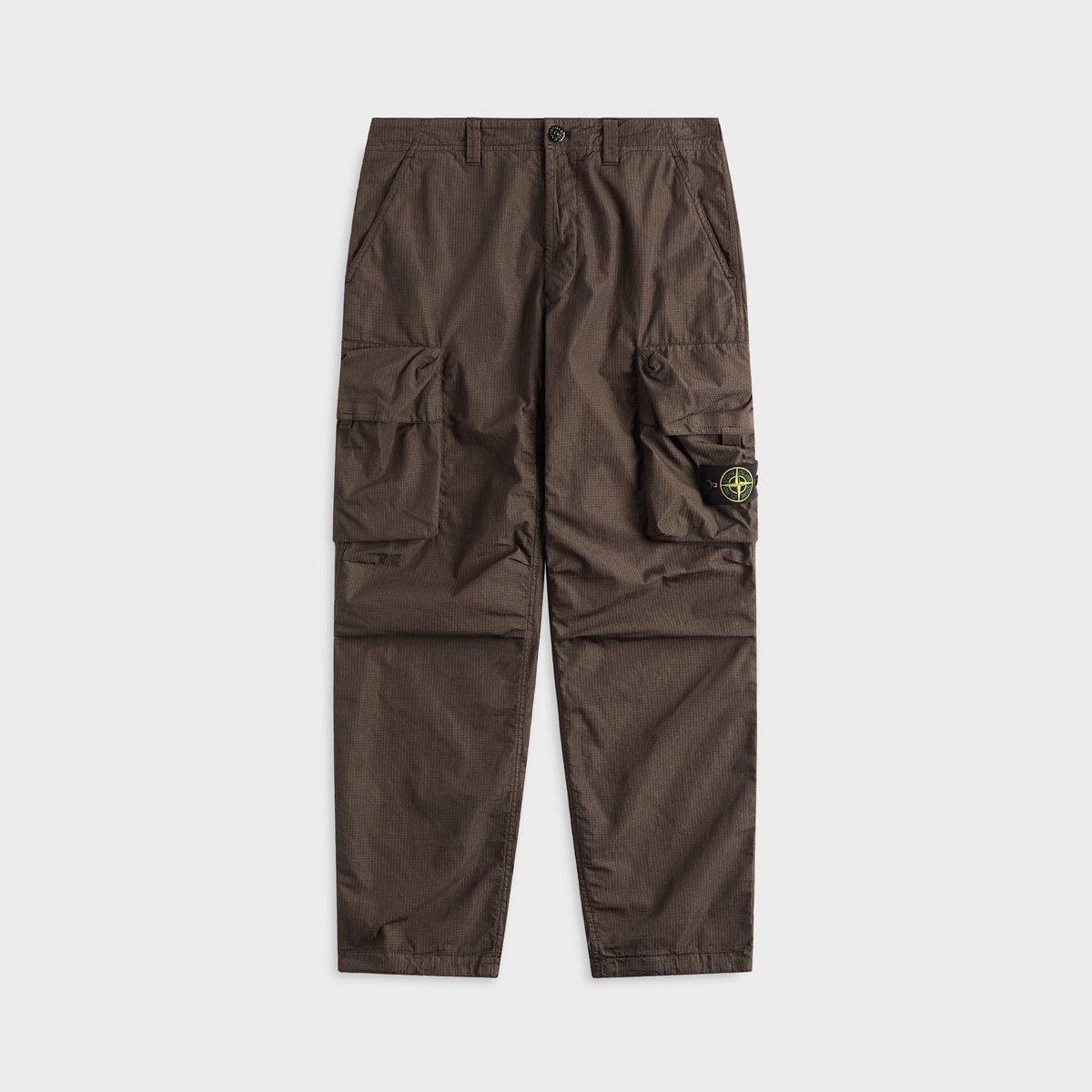 Stone Island Cotton Nylon Micro Ripstop Cargo Pant - Charcoal