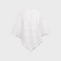 Sandy Liang Soba Poncho Top - White