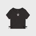 Kith Kids Mulberry Ruched Rib Tee - Black