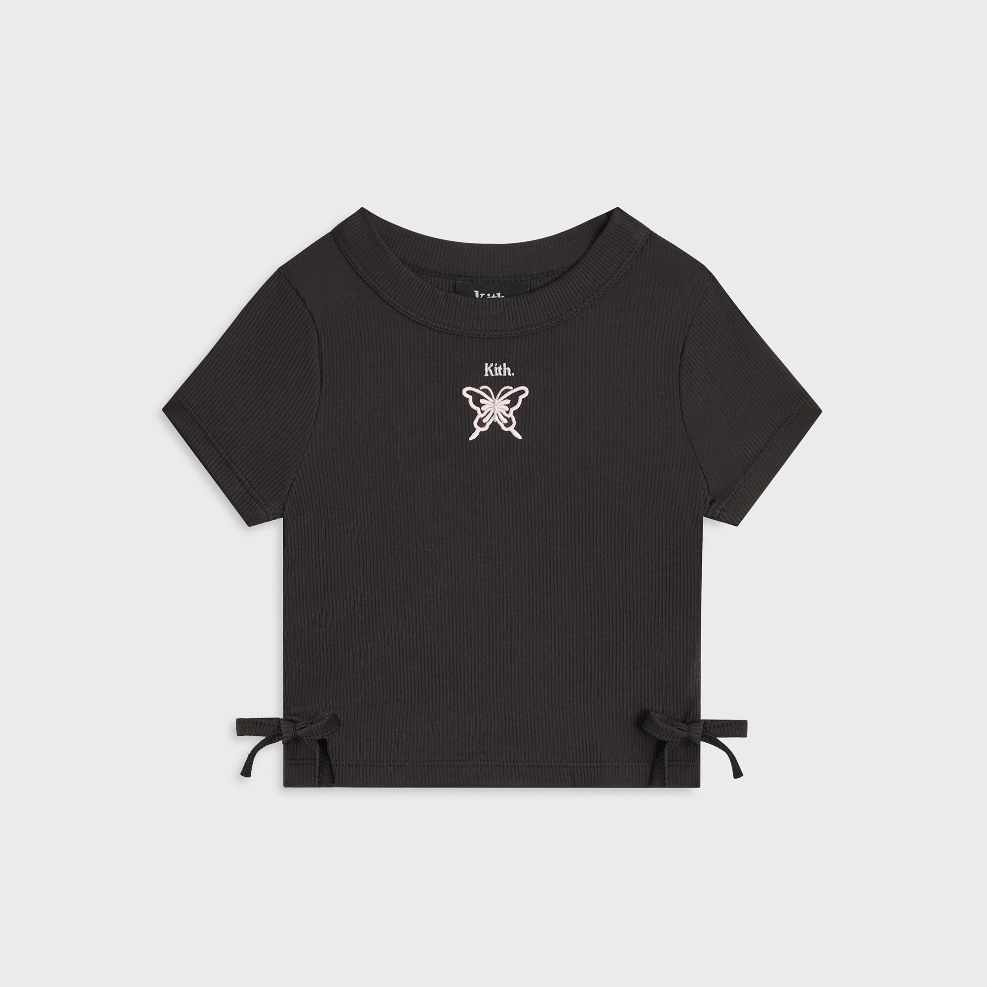 Kith Kids Mulberry Ruched Rib Tee - Black