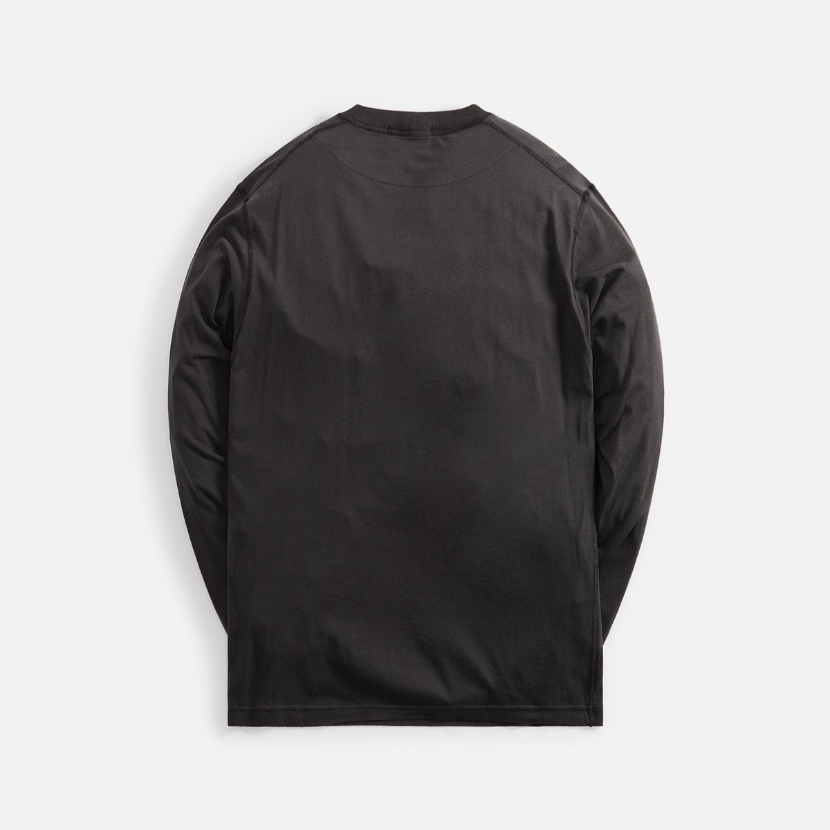 Stone Island Garment Dyed Long Sleeve Tee - Charcoal