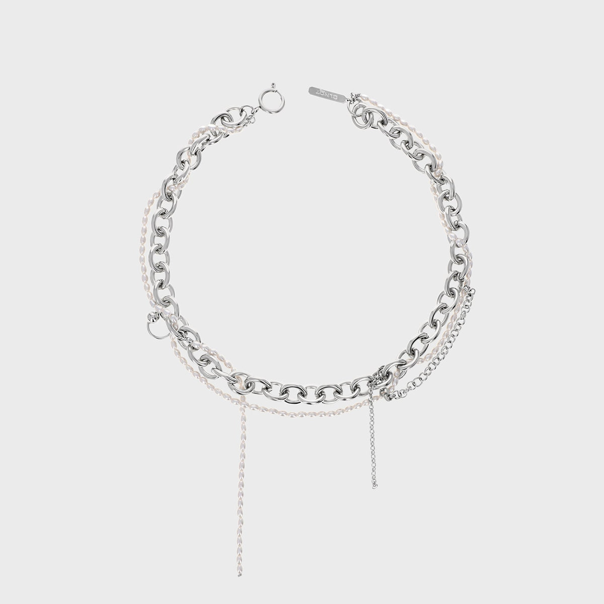 Justine Clenquet Salem Necklace - Palladium