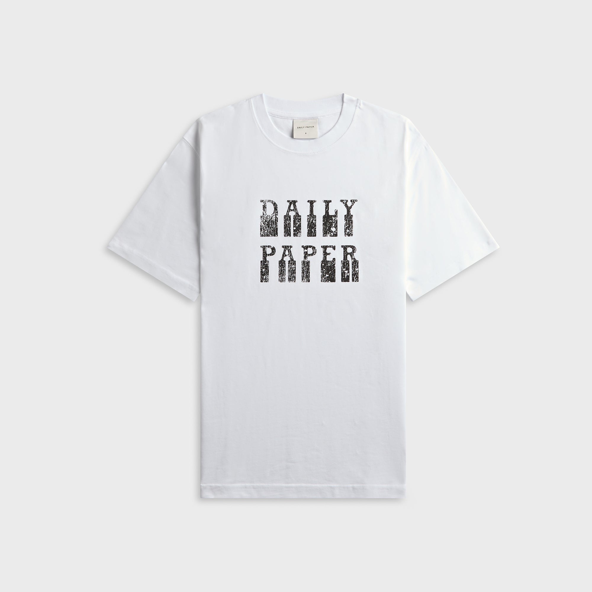 Daily Paper DP Blocked Short Sleeve Tee - White