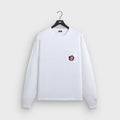 Kith & New Balance NY Woodblock Long Sleeve Pocket Tee - White