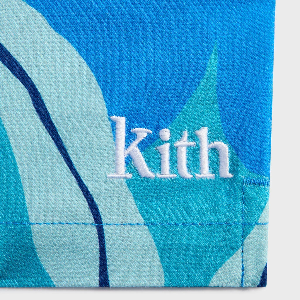 Kith Baby Abstract Tropical Thompson Camp Short - Turquoise