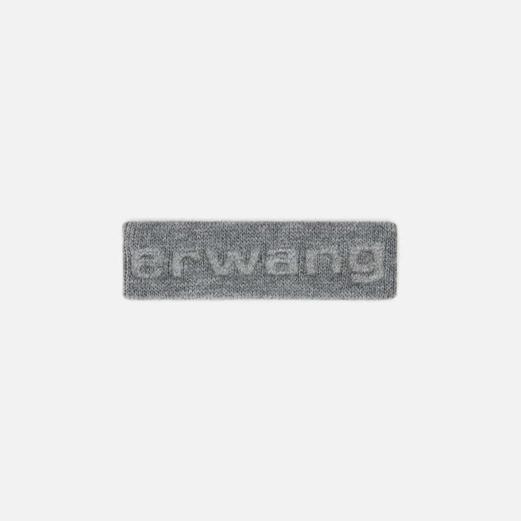Alexander Wang Deboss Headband - Medium Grey Melange