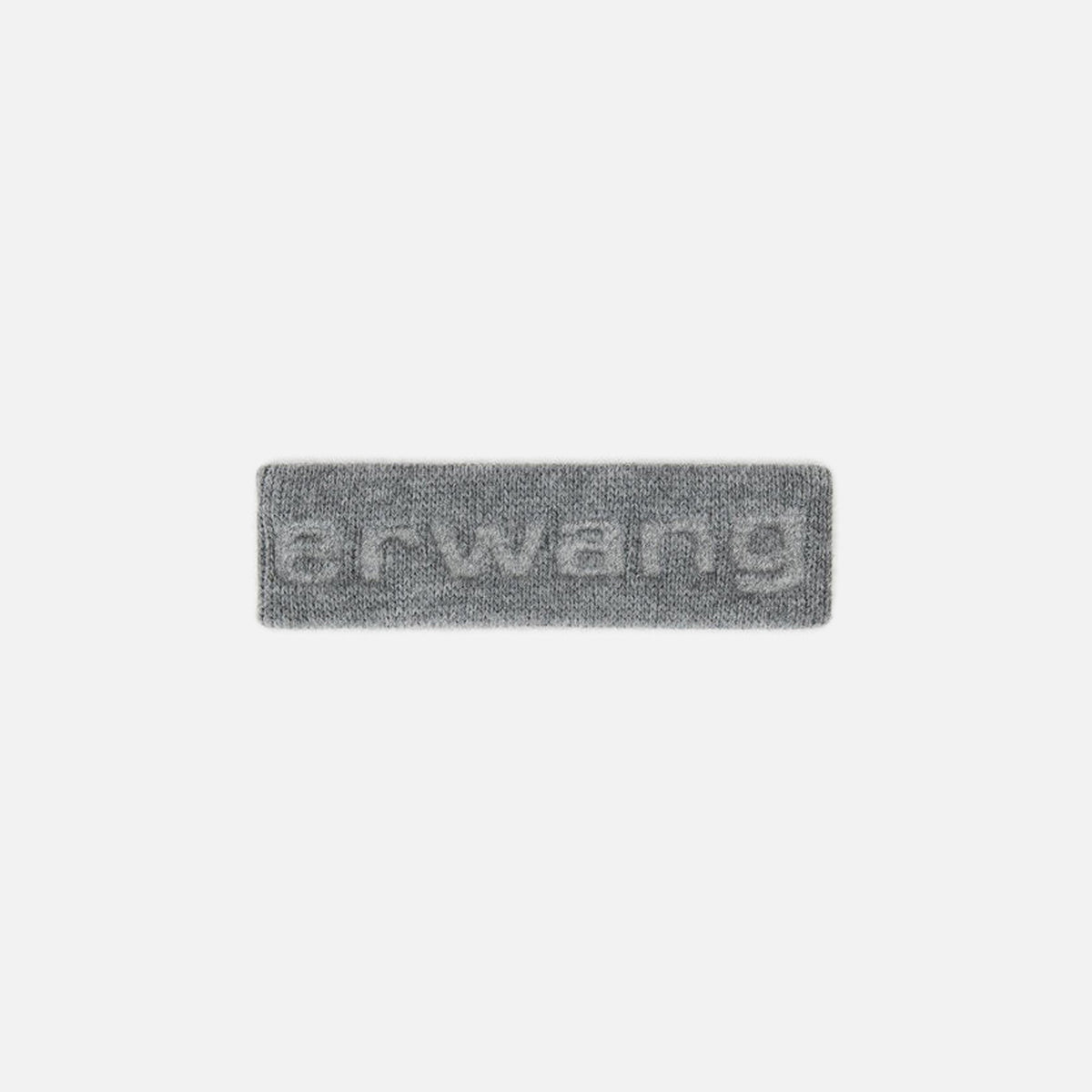 Alexander Wang Deboss Headband - Medium Grey Melange