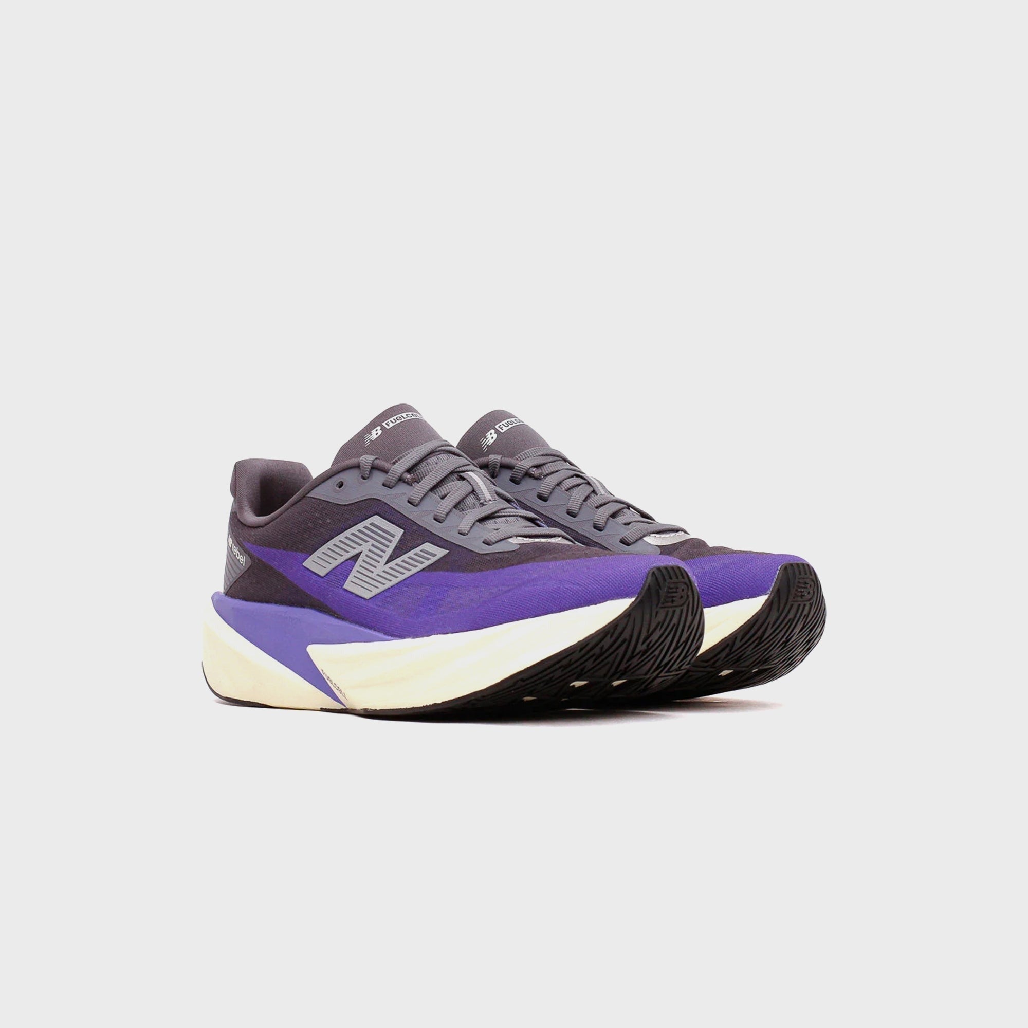 New Balance FuelCell Rebel v5 - Electric Indigo / Truffle Salt / Silver Metallic