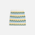 Casablanca Boucle Wave Skirt - Multi