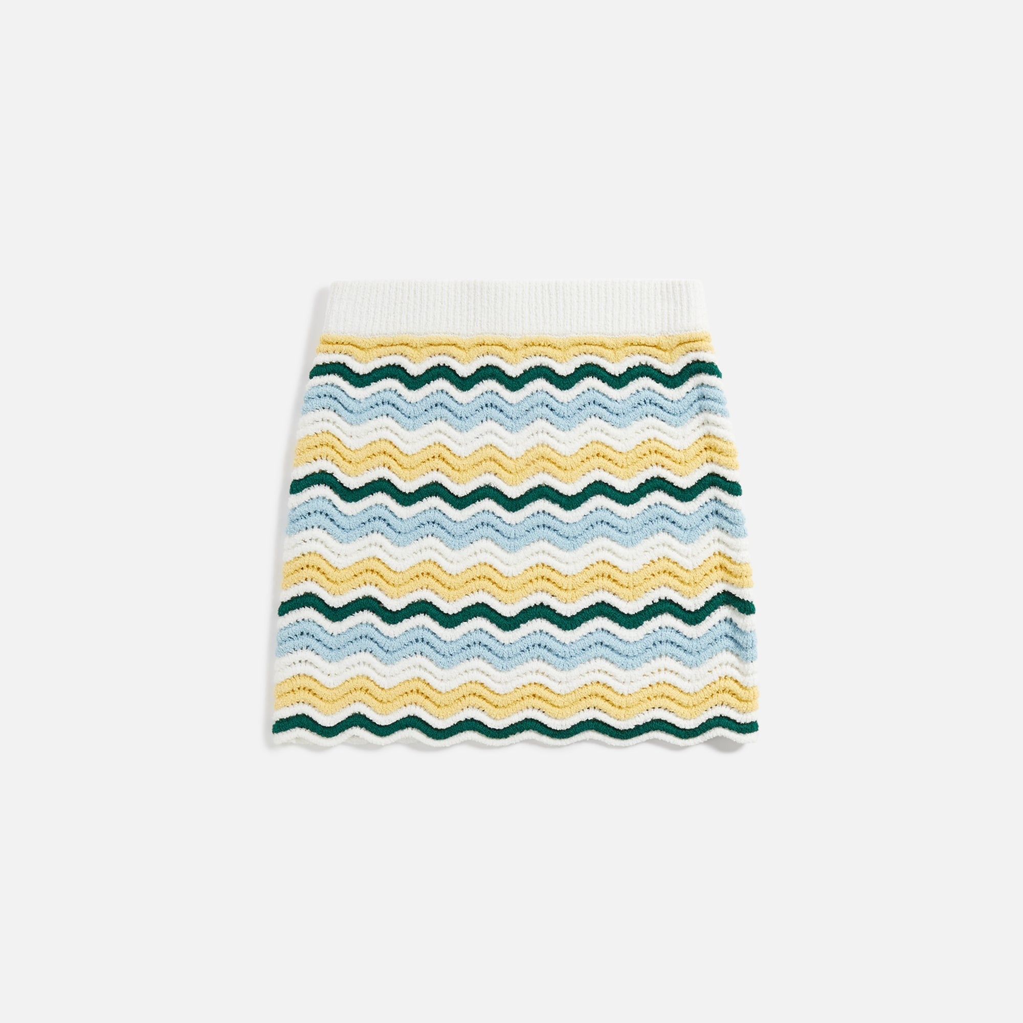 Casablanca Boucle Wave Skirt - Multi