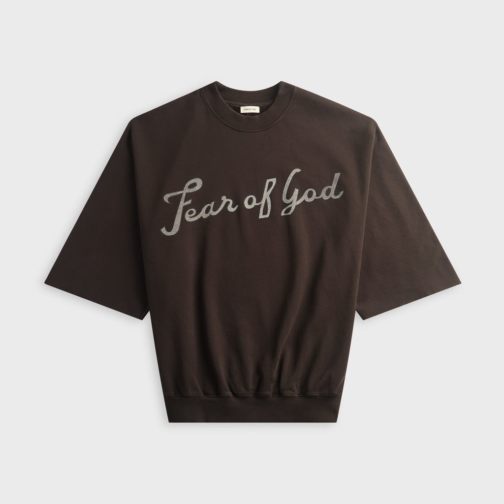 Fear of God 43 Cut Sleeve Sweatshirt - Dark Brown