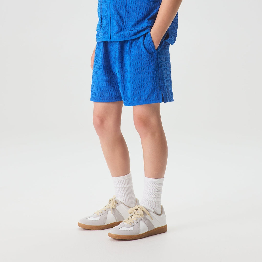 Kith Kids Textured Monogram Liam Short - Greek