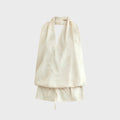 Belle Anna Spiral Top - White