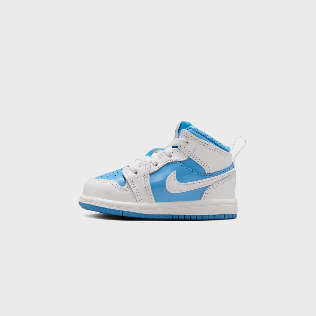 Jordan TD Air Jordan 1 Mid SE - White / Legend Blue