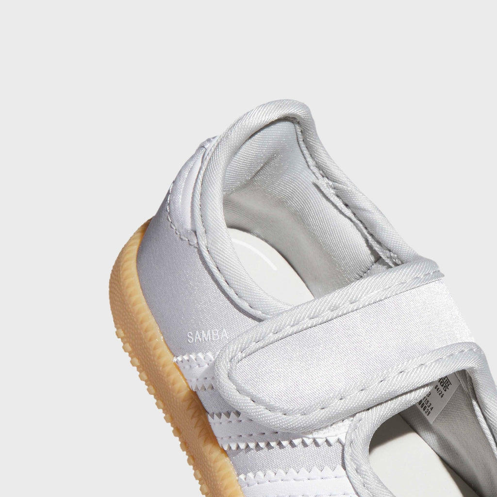 adidas TD Samba Jane - Silver Metallic / Cloud White / Gum