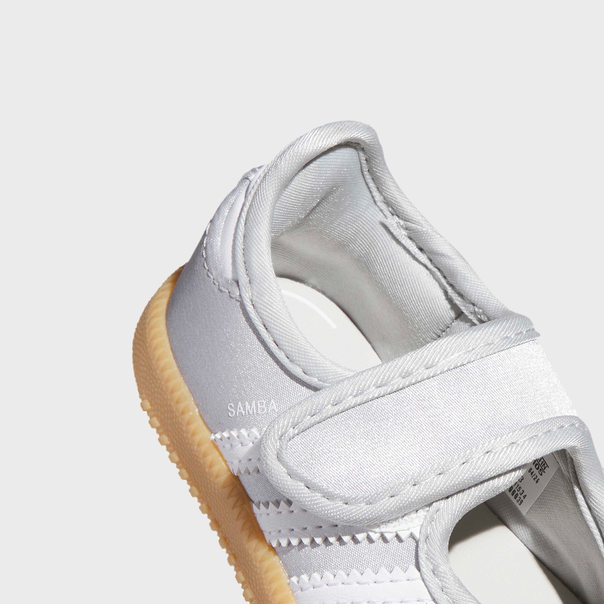 adidas TD Samba Jane - Silver Metallic / Cloud White / Gum