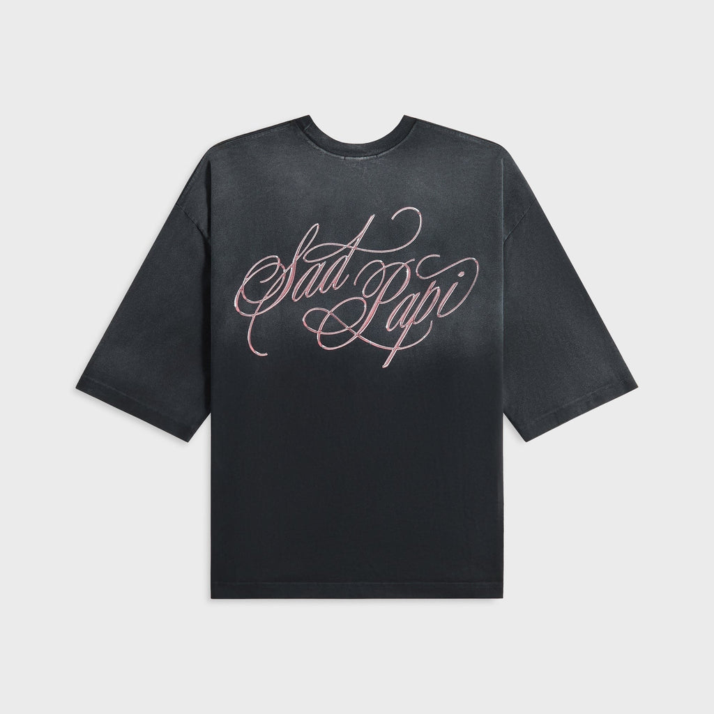 Willy Chavarria Sad Papi Buffalo Tee - Black