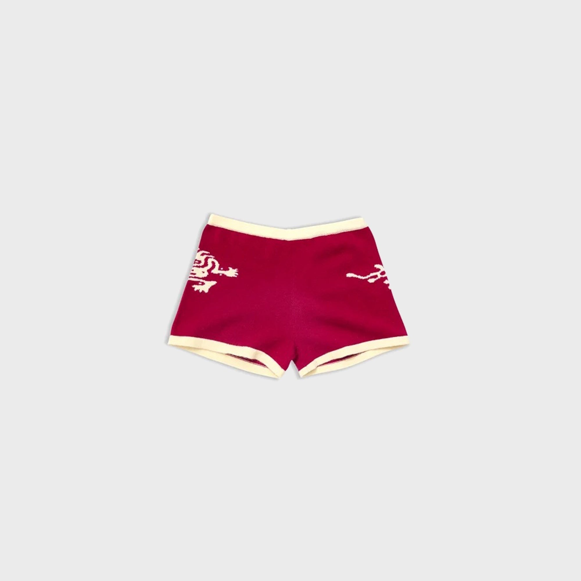 Adrian Cashmere Micro Short - Rust