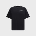 Casablanca Glitch Orchid Oversized Tee - Black