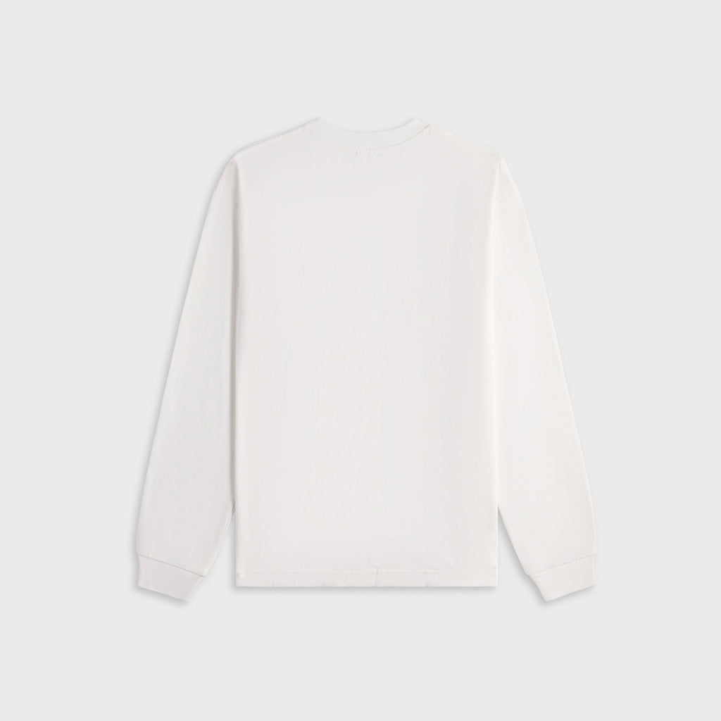 Metalwood Word Long Sleeve Tee - White