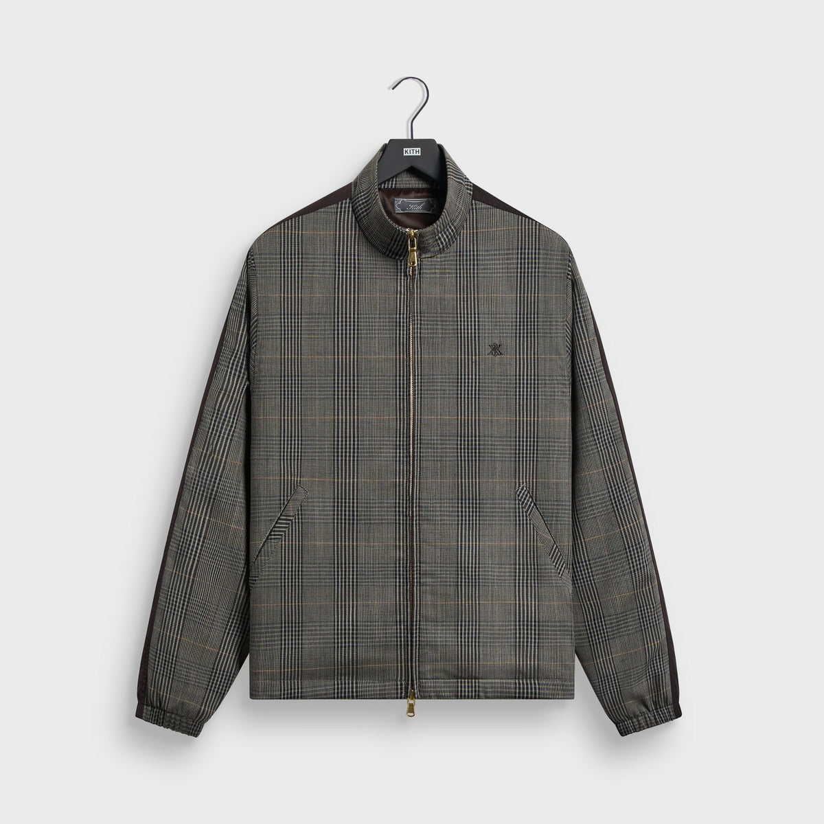 Kith Glen Plaid Rui Track Jacket - Ember