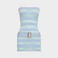 Asta Resort Cora Mini Dress - Seaglass Stripe