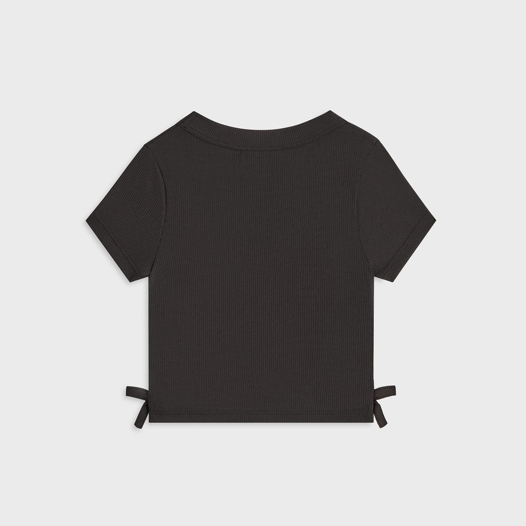 Kith Kids Mulberry Ruched Rib Tee - Black