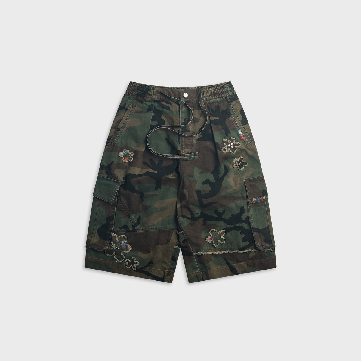 NAHMIAS Floral Patch Crystal Short - Camo