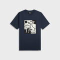 by Parra Ball Sports Tee - Navy Blue