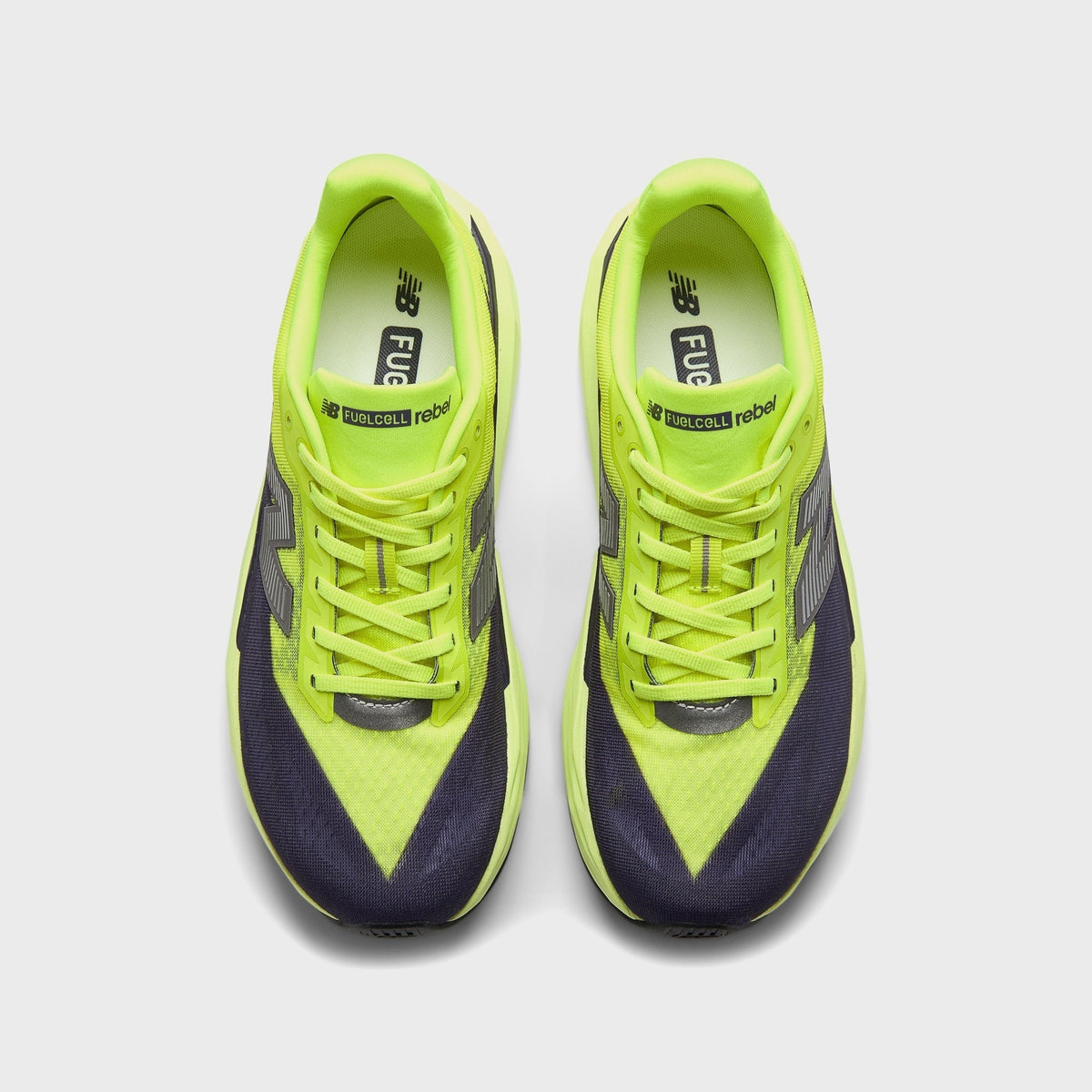 New Balance FuelCell Rebel v5 - Alkaline Green / Boysenberry / Dark Silver Metallic