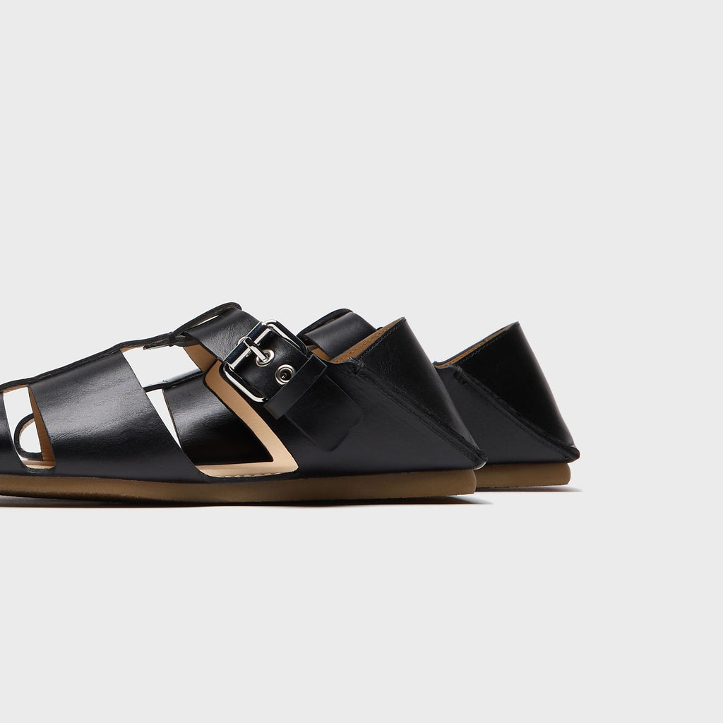 Lemaire Fisherman Slip-On Sandals - Black