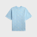 Casablanca Applique Monogram Oversized Short Sleeve Tee - White