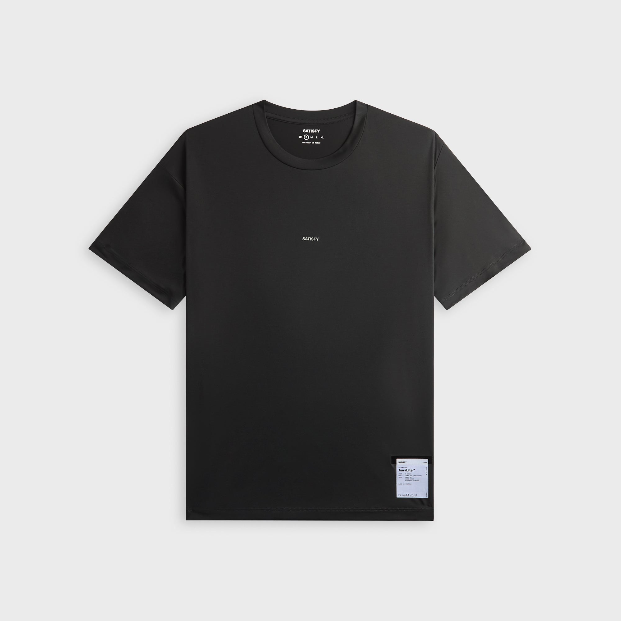 Satisfy AuraLiteTM Tee - Black