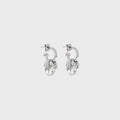 Justine Clenquet Akari Earrings - Palladium