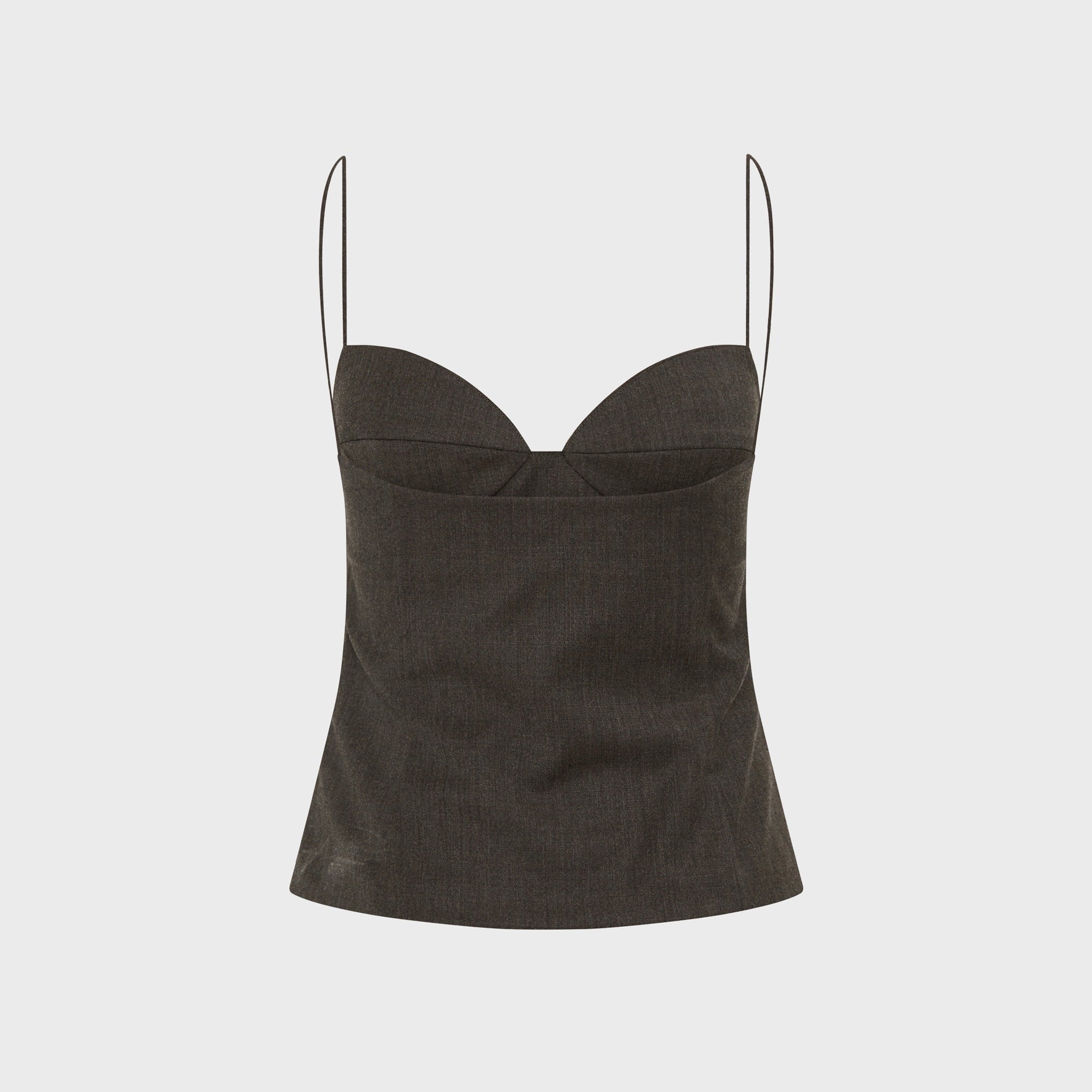 St. Agni Wool Cami Top - Mulch