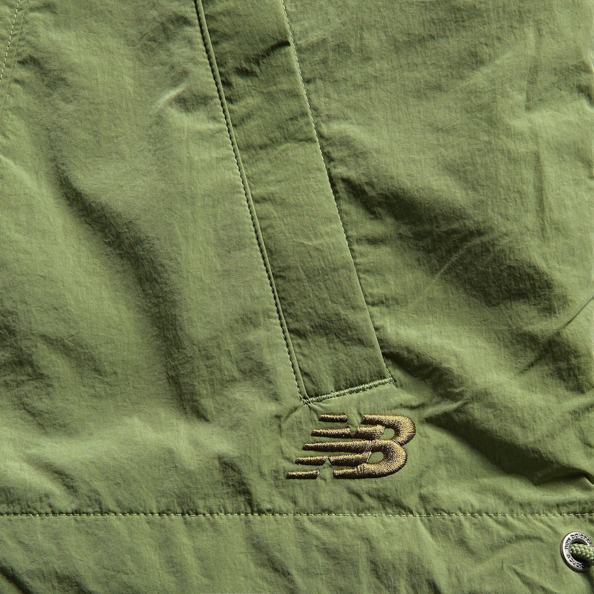 New Balance Grey Nylon Jacket - Oregano