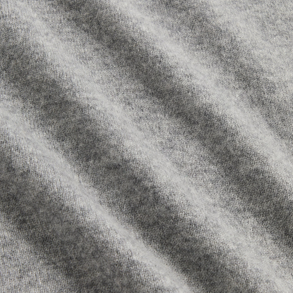 &Kin Cashmere Cyrus Turtleneck - Mid Heather Grey