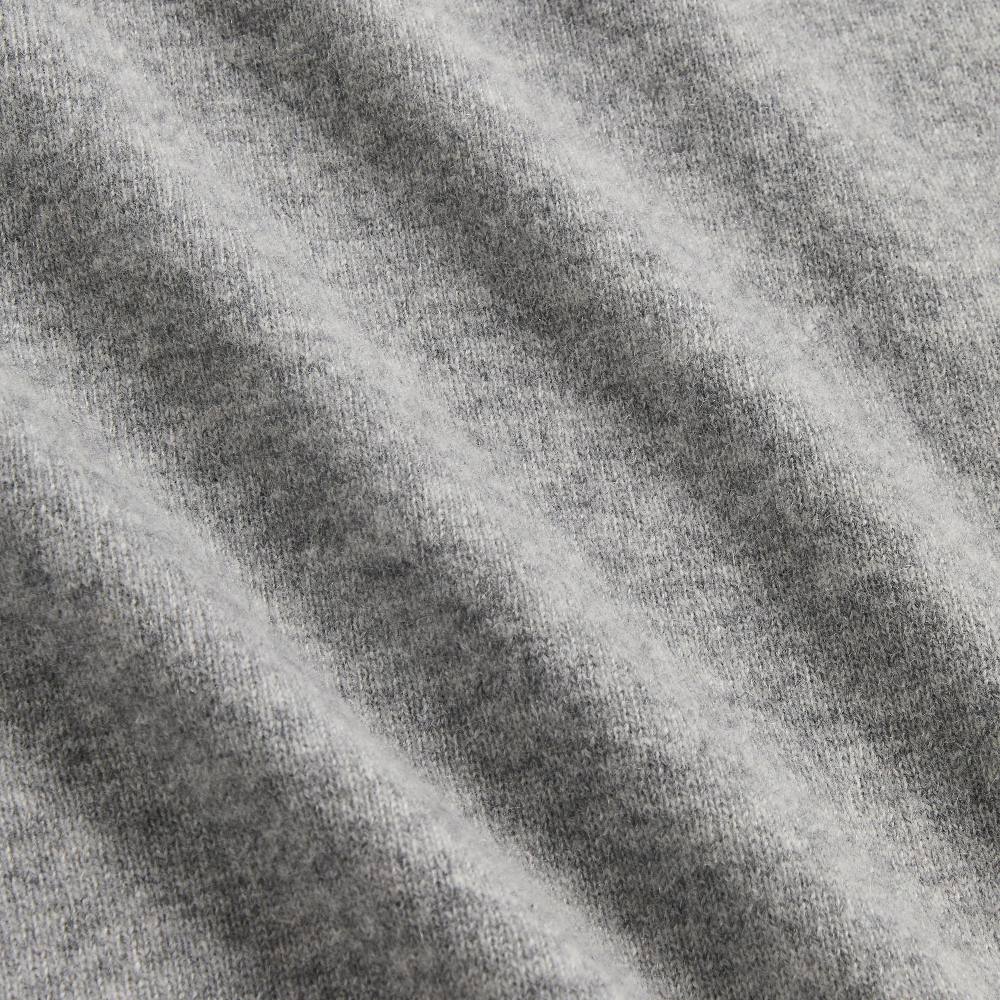 &Kin Cashmere Cyrus Turtleneck - Mid Heather Grey