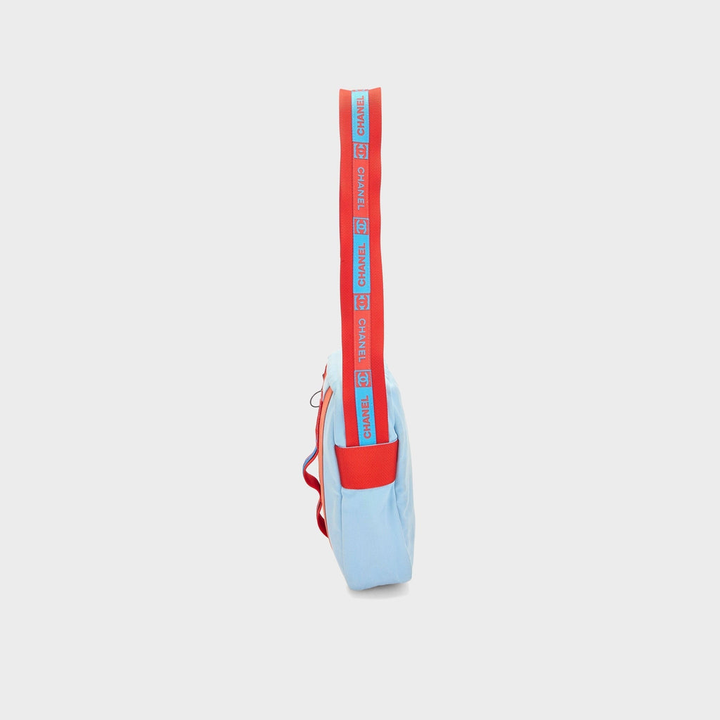 WGACA Multicolor Canvas Sportline Crossbody Small - Blue / Orange