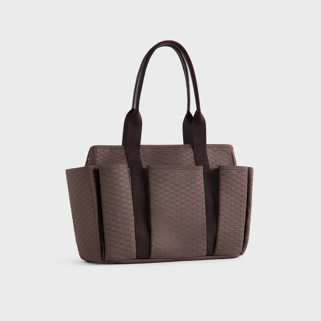 Kith Monogram Canvas Tote Bag - Kindling