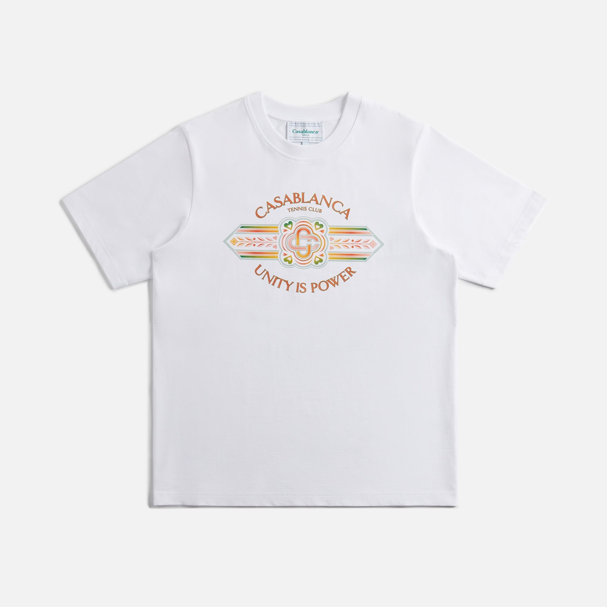 Casablanca Unity Is Power Printed Tee - White