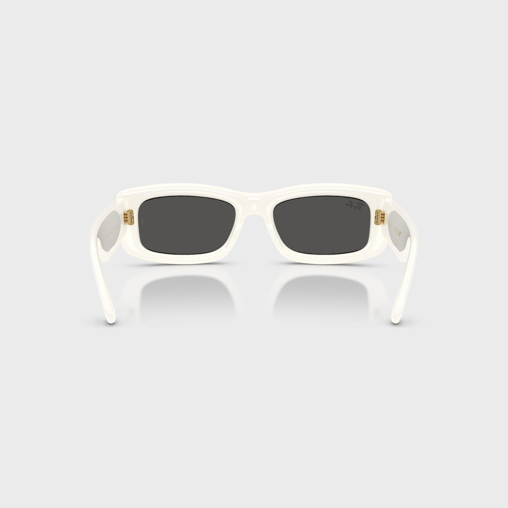 Ray-Ban x A$AP Rocky Kiliane Puffer Sunglasses - White Frame / Dark Grey Lens