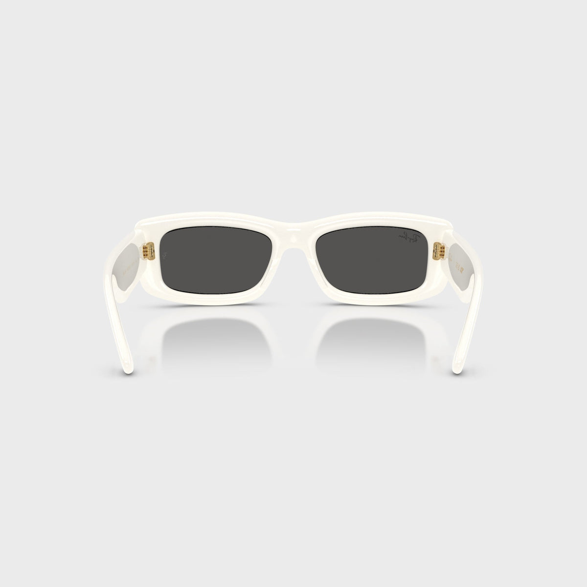 Ray-Ban x A$AP Rocky Kiliane Puffer Sunglasses - White Frame / Dark Grey Lens