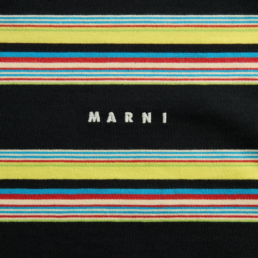 Marni Striped Short Sleeve Tee - Acid