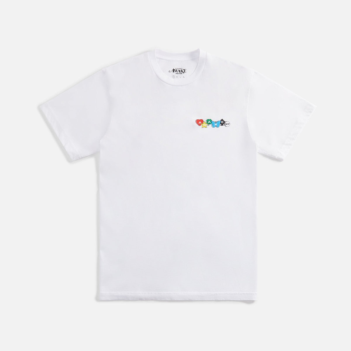 Awake NY Printed Charm Logo Tee - White