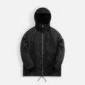 Stone Island Quilted Hooded Zip-Up Jacket - Lead Grey