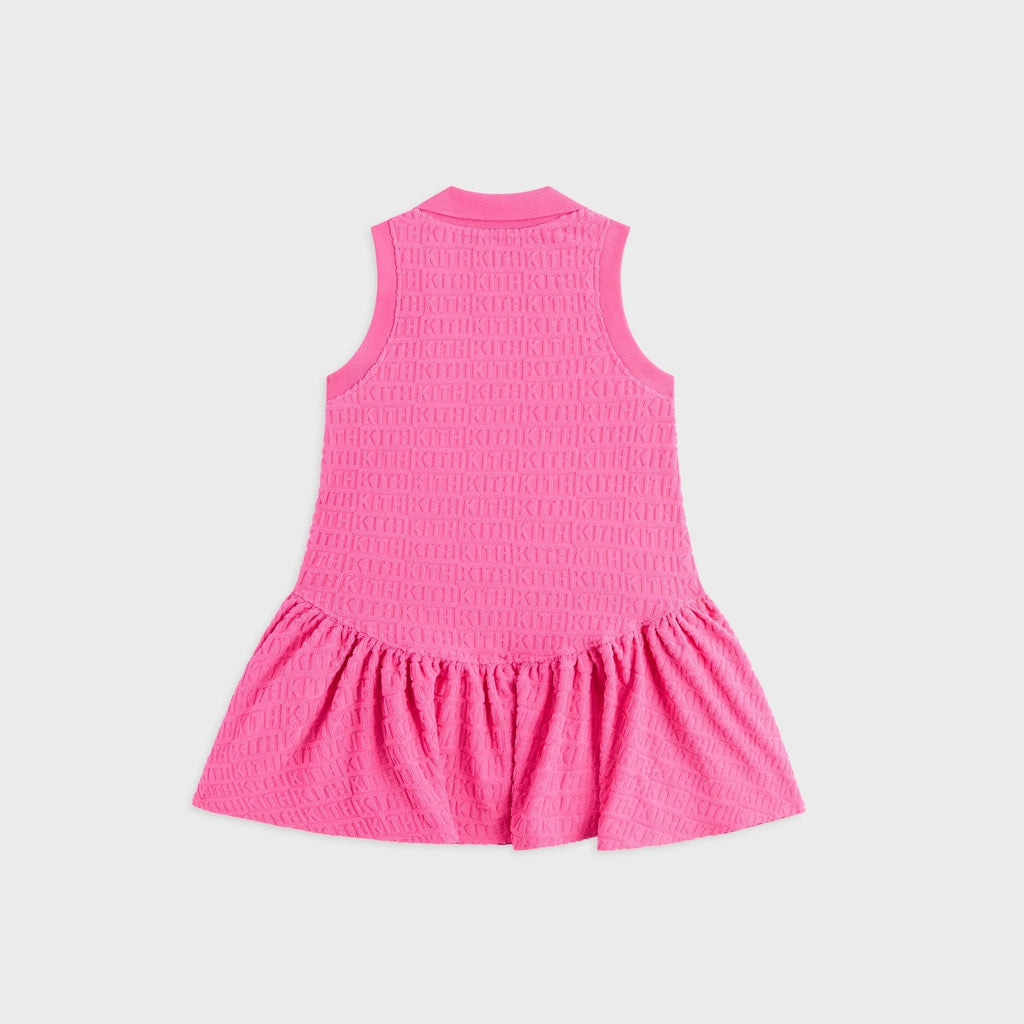 Kith Kids Textured Monogram Adira Dress - Electra