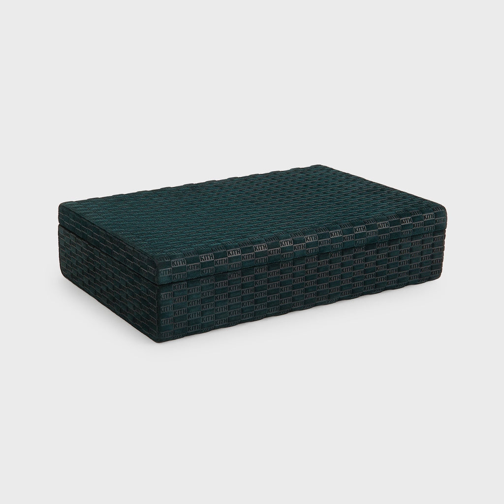 Kith Monogram Debossed Suede Poker Set - Stadium